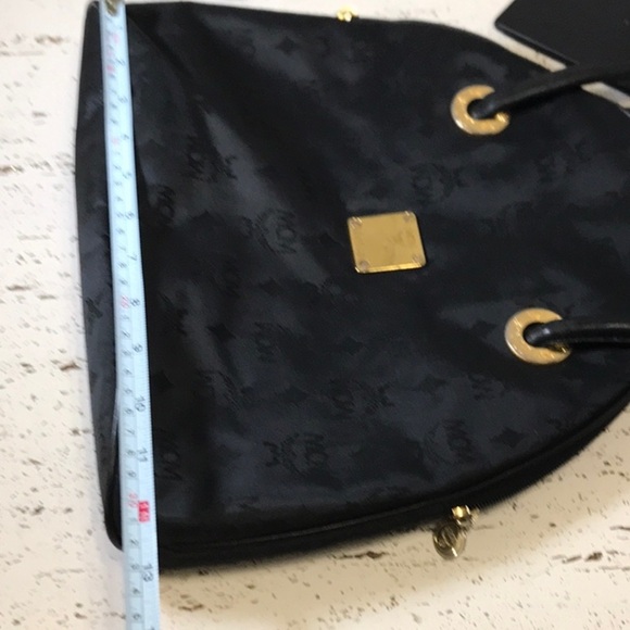 MCM Black and Gold Shoulder Bag - Picture 12 of 14
